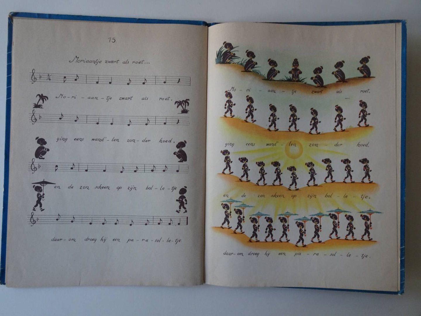 Groot, Hugo de & Corina (sam.).. - Zien en zingen. Een bundel oude kinderliedjes.