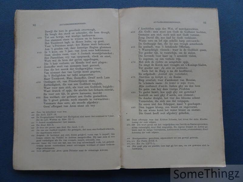 J. Van den Vondel / J.H.W. Unger. - Altaergeheimenissen ontvouwen in drie boeken.