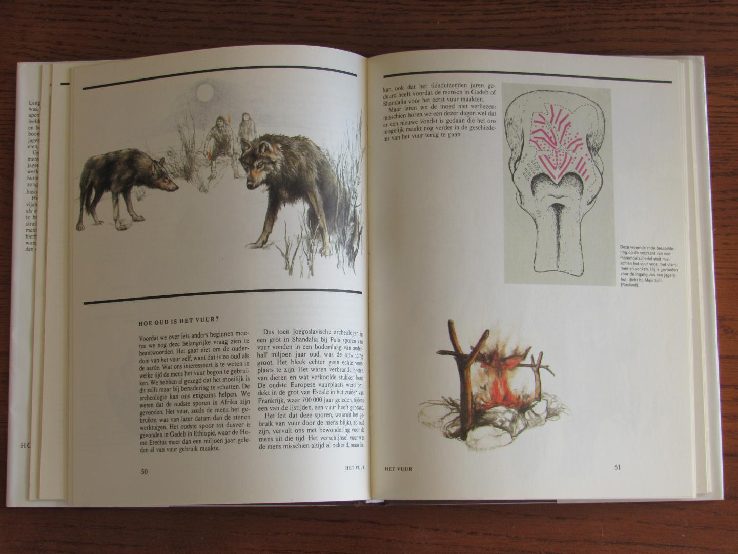 Sklenar, Karel (tekst); illustraties van Pavel Dvorsky en Eliska Sklenarova - Zo leefden de mammoetjagers