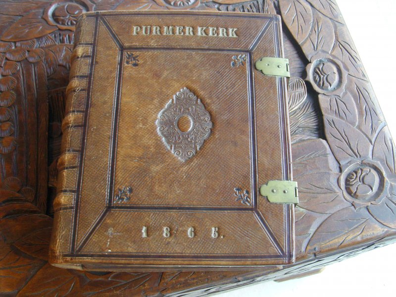 Nederlandsche Bijbel Compagnie - Statenbijbel, Purmer Kerk 1865