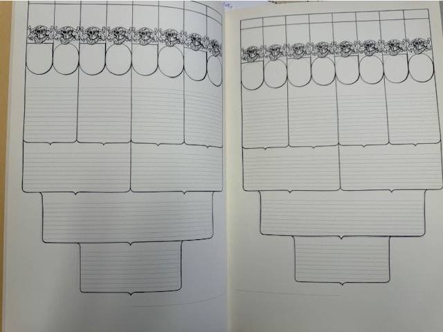  - Armorial family tree blank book