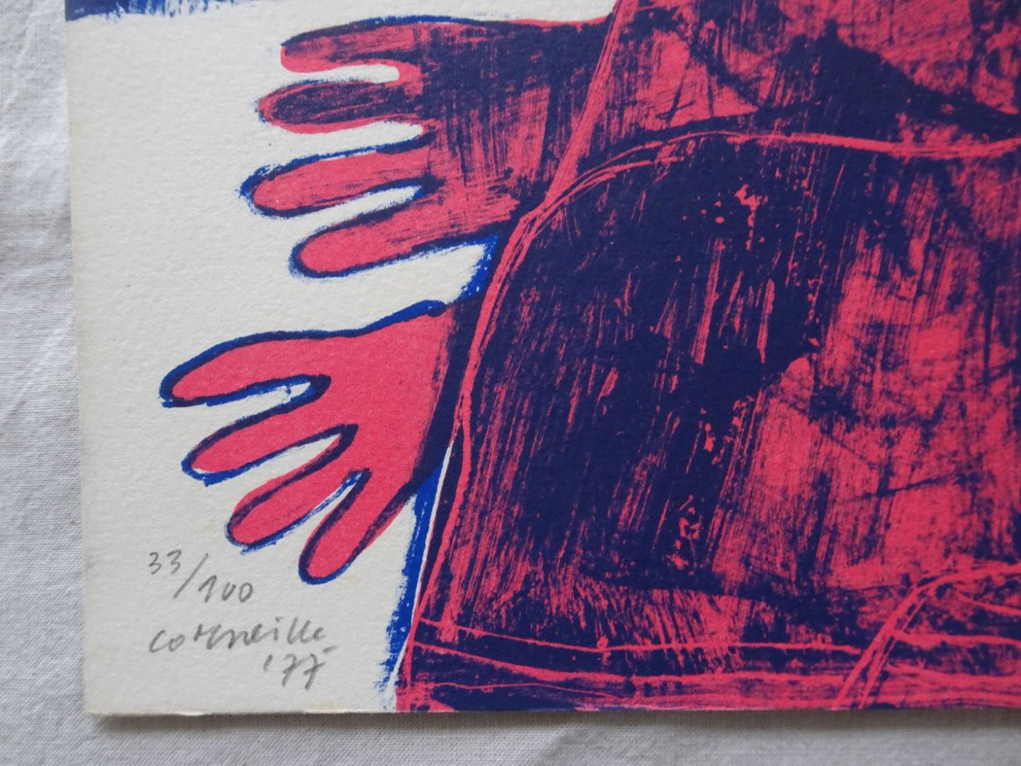 Corneille. - Zeefdruk.