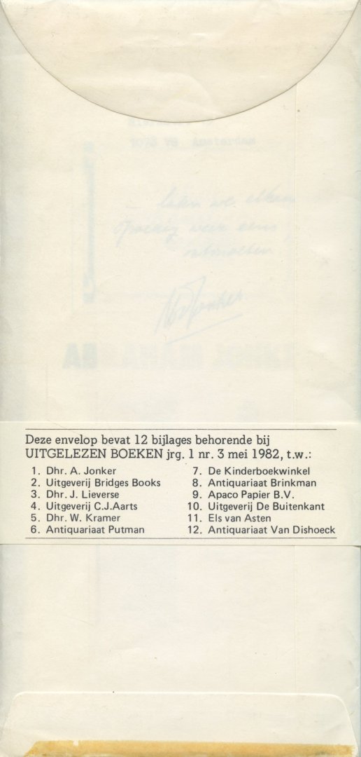 Vat, J.v.d./ Goldstein, H.J. - Uitgelezen Boeken-Leggers