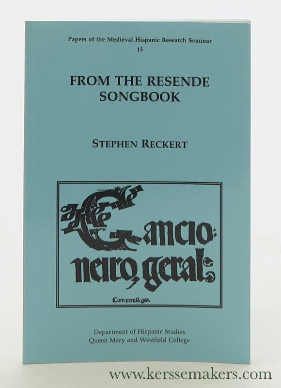 Reckert, Stephen. - From the Resende Songbook.