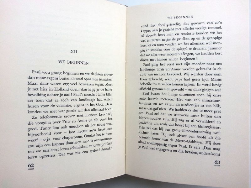 Corsari, Willy - De Fabertjes filmen - een boek voor meisjes - met speciaal voor dit boek gemaakte foto-illustraties van Piet Marée