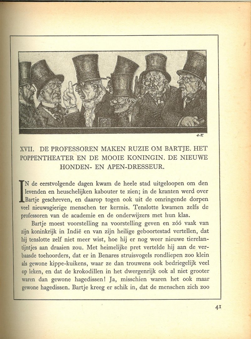 Fabricius, Johan  Met tekeningen  van Karel Thole - De wonderlijke avonturen van Bartje Kokliko.
