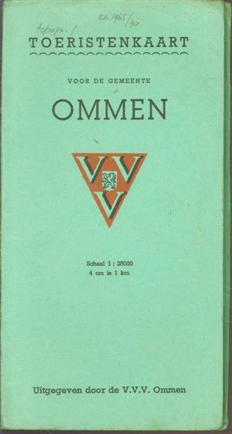 n.n - Toeristenkaart voor de gemeente Ommen