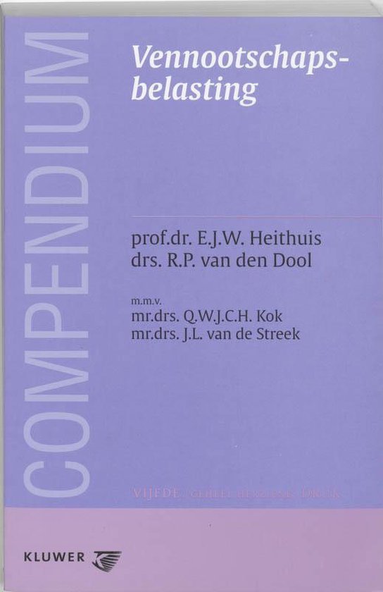R.P. van den Dool - Compendium van de vennootschapsbelasting
