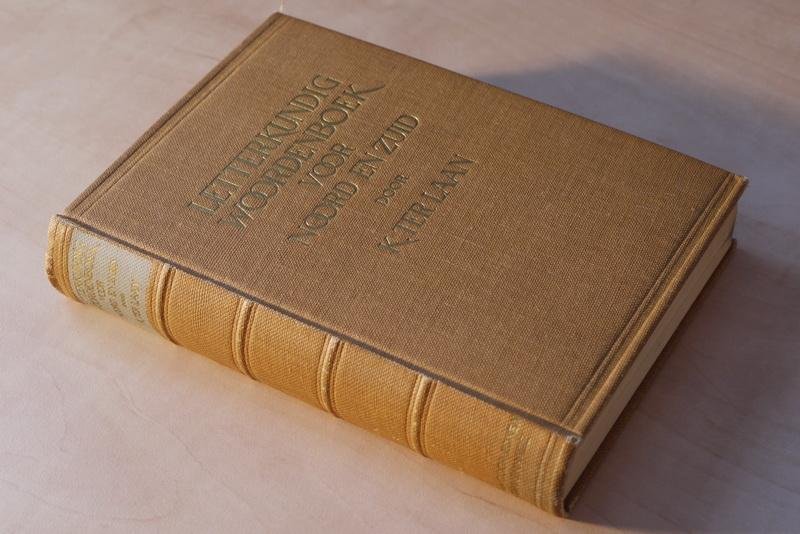 LAAN K.ter - Letterkundig woordenboek voor noord en zuid