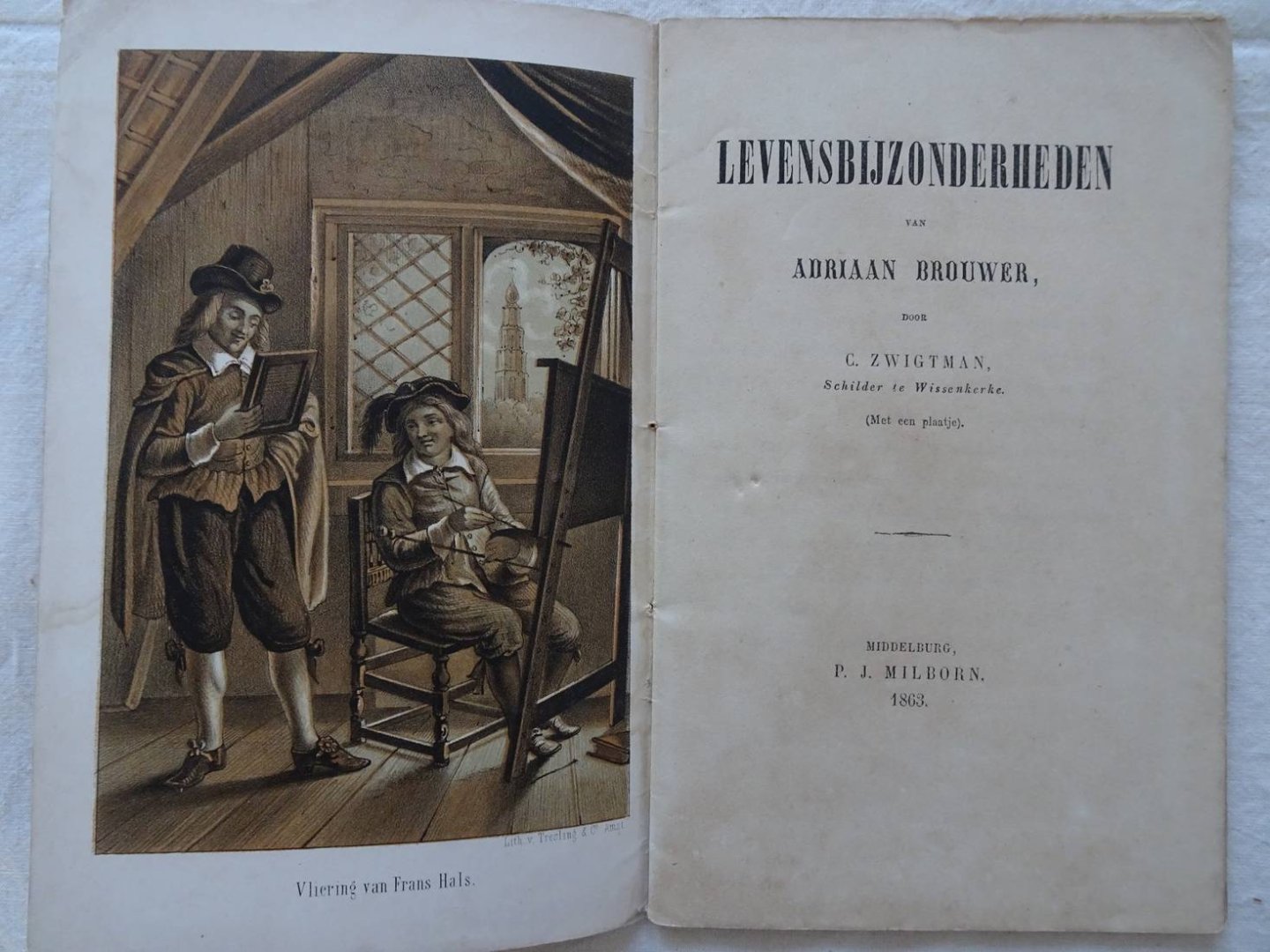 Zwigtman, C.. - Levensbijzonderheden van Adriaan Brouwer.