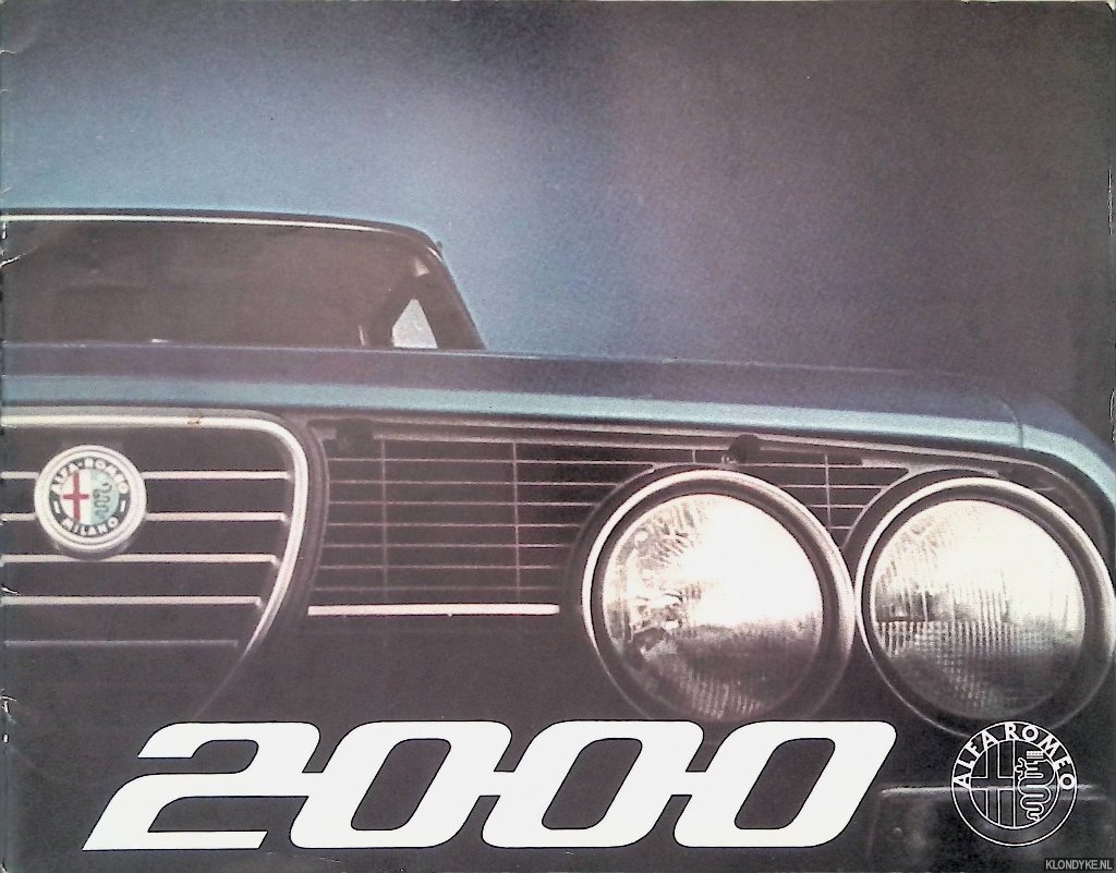 Alfa Romeo - Alfa Romeo 2000 Berlina Brochure