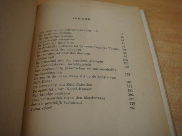 Vreugdenhil, C.A - Jozua, strateeg en staatsman