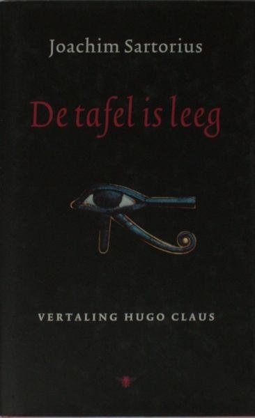 Sartorius, Joachim. - De tafel is leeg. Een keuze uit de gedichten