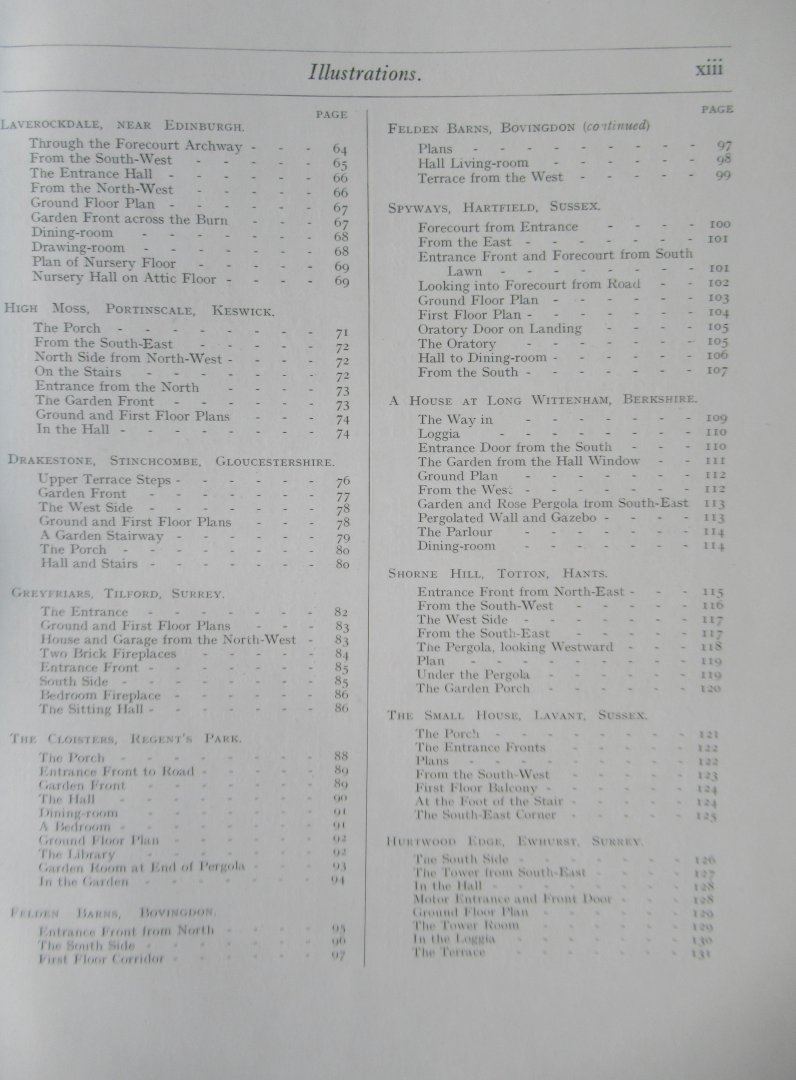 Weaver, Lawrence - Small Country Houses of To-day second series