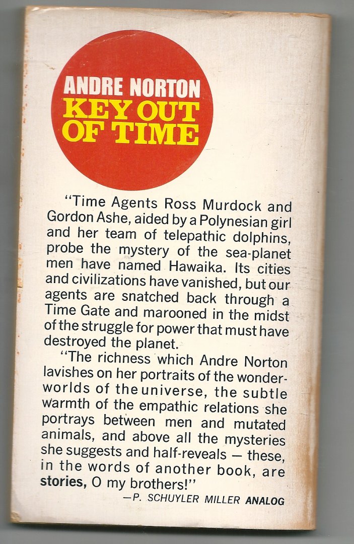 Norton, Andre - Key out of time