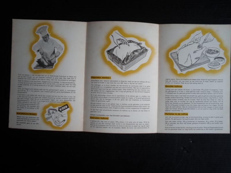 Folder - Kalkoen het hele jaar door! & Recept voor de bereiding van kalkoen