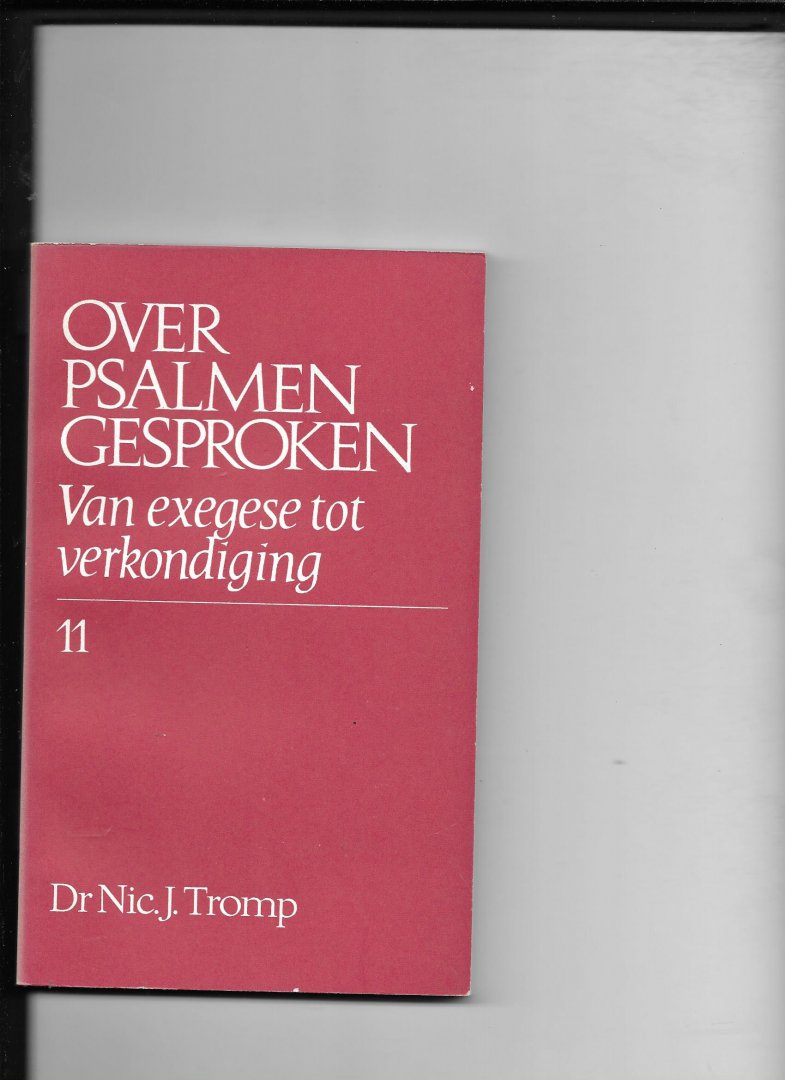 Tromp - Over psalmen gesproken / druk 1