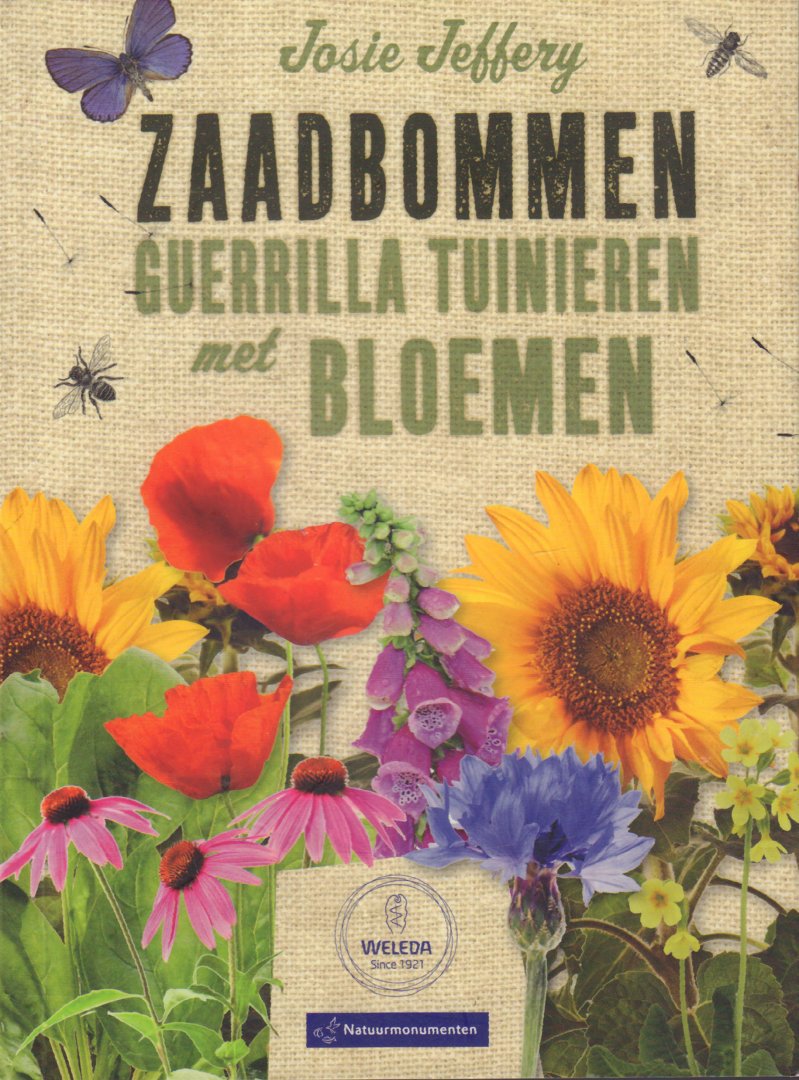 Jeffery, Josie - Zaadbommen (Guerilla tuinieren met bloemen), 128 pag. paperback, gave staat
