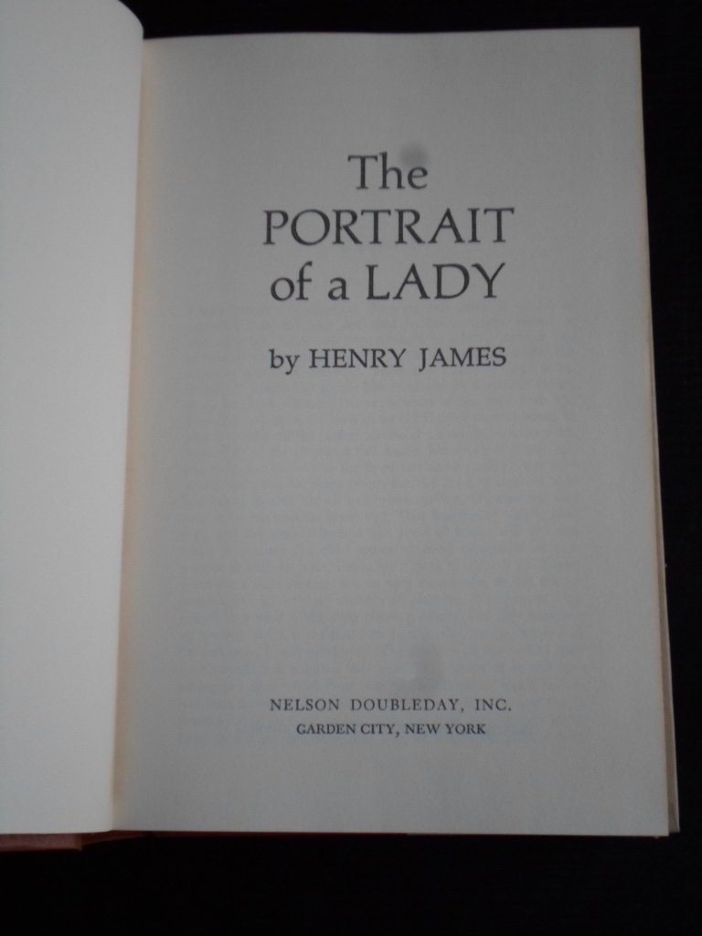 James, Henry - The Portrait of a Lady, novel
