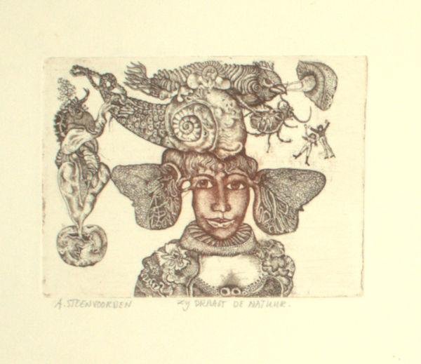 Steenvoorden, Ab. - Zij draagt de natuur.