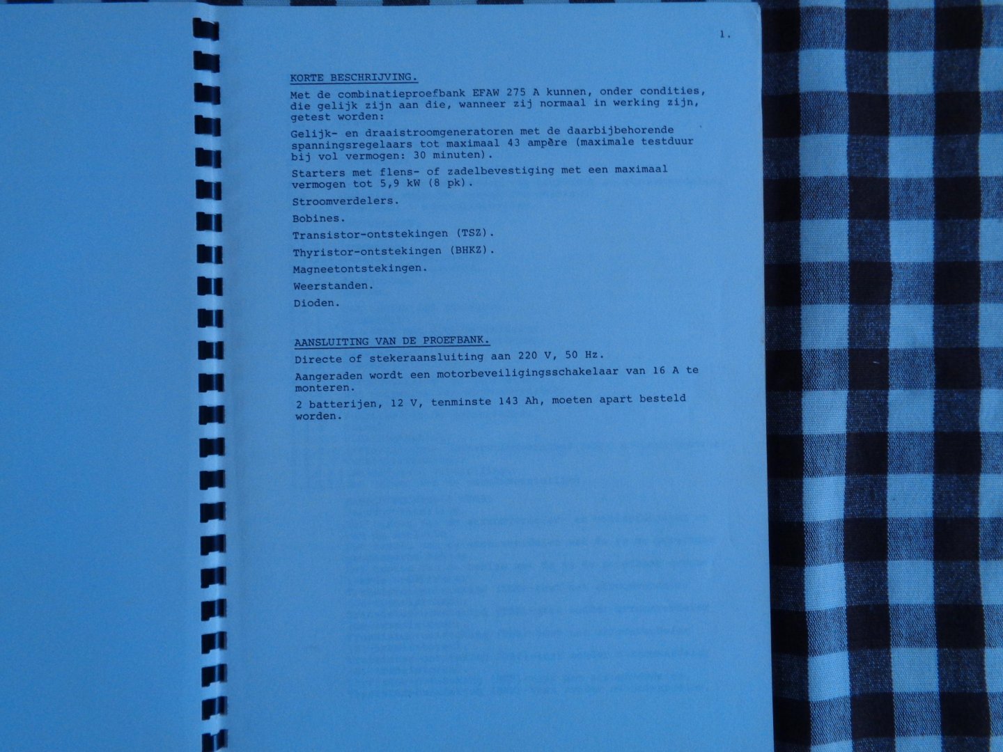 bosch - combinatieproefbank