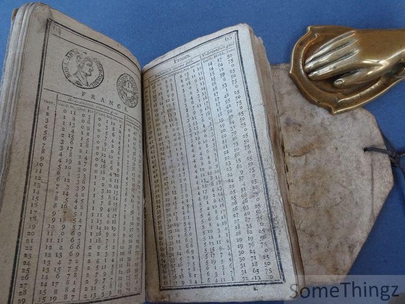 N/A. - Reductie der geld-specien in Francs, Guldens courant, en Ponden courant. Ingevolge de keyzerlyke decreten van Z.M. den Keyzer en Koning van den 18 augusti en 12 september 1810, en 30 November 1811.