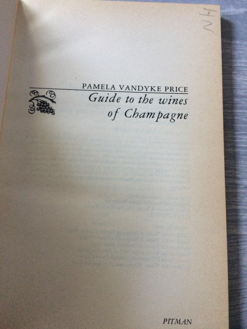 Pamela van Dyke price - Champagne