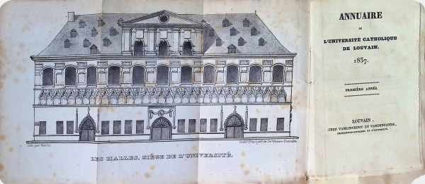 collectif - Annuaire de l'Université Catholique de Louvain 1837 première année