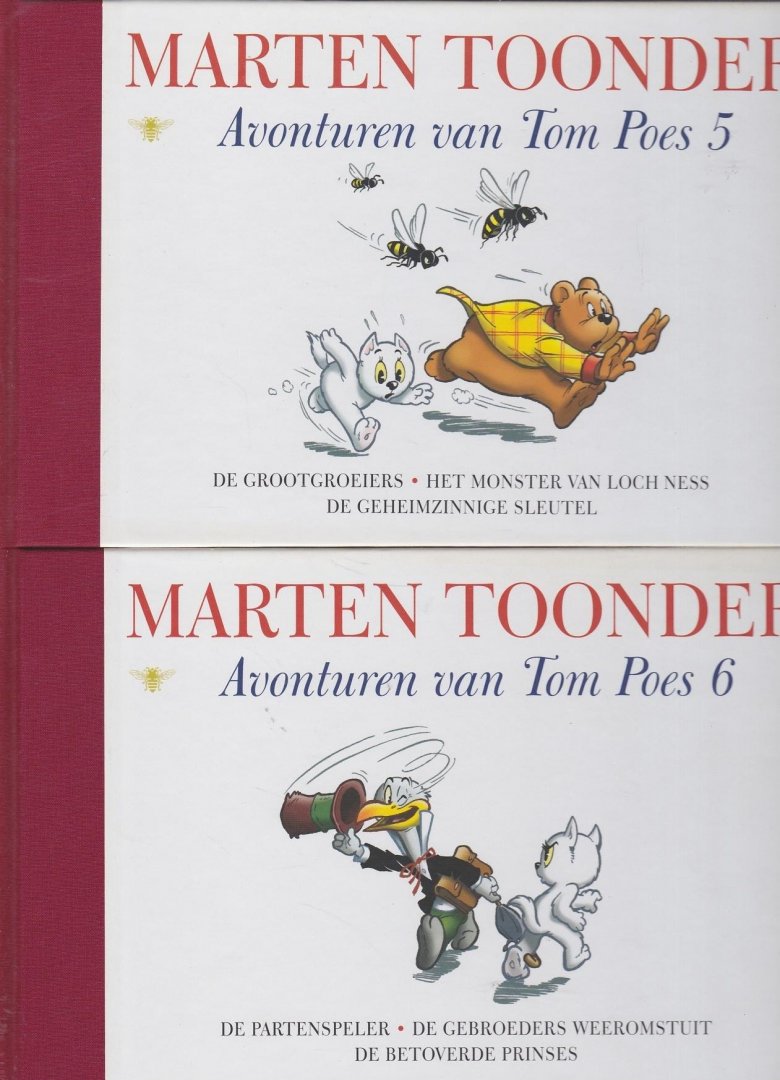Toonder,Marten - De avonturen van Tom Poes deel 1 tm 12