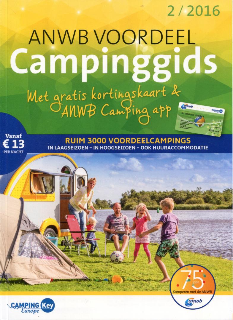  - ANWB campinggids : Europa 2016 set 2 / ruim 3000 voordeelcampings