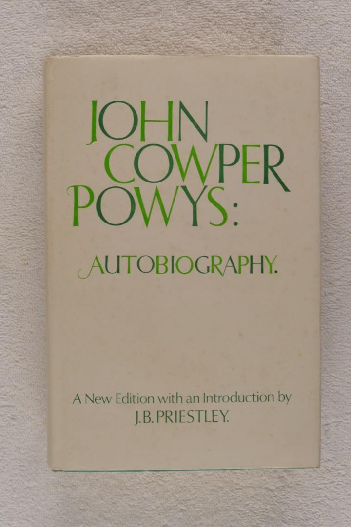 Powys John Cowper - John Cowper Powys autobiography (2foto's)