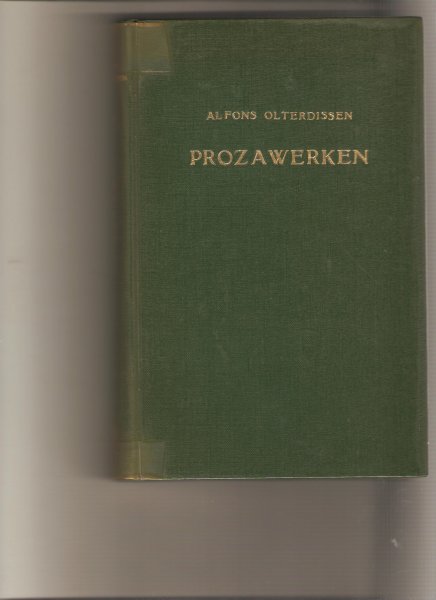 Olterdissen, Alfons - Prozawerken