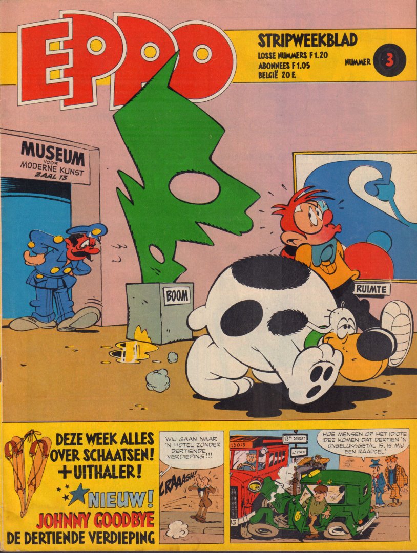 Diverse auteurs - Stripweekblad Eppo / Dutch weekly comic magazine Eppo 1979 nr. 03  met o.a./with a.o. DIVERSE STRIPS / VARIOUS COMICS a.o. STORM/ ROEL DIJKSTRA/FRANKA/DE PARTNERS/EPPOSTER SCHAATSEN, goede staat / good condition