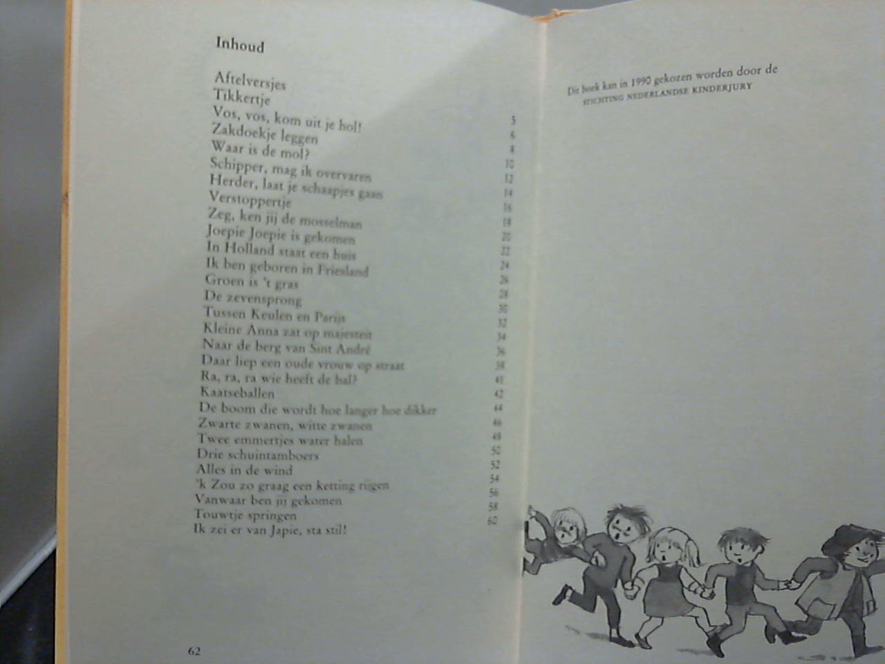 Krever, Jetty gekozen, Babs van Wely getekend - Iene, miene, mutte / kinderspelletjes, druk 1