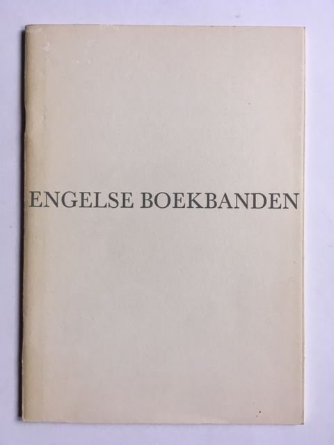 Reedijk, C. - Engelse Boekbanden