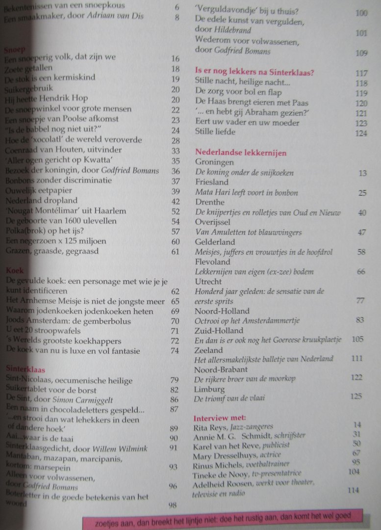 Roos, Jeanne  (samenstelling) - Het snoeperij leesboek