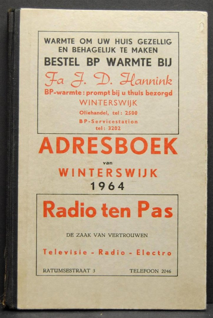 n.n. - Adresboek van Winterswijk 1964