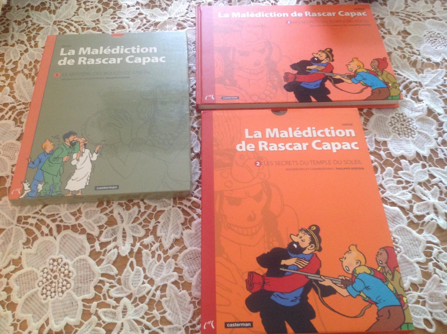 Hergé - Tintin. La malédiction de Rascar Capac Tome 1 + 2