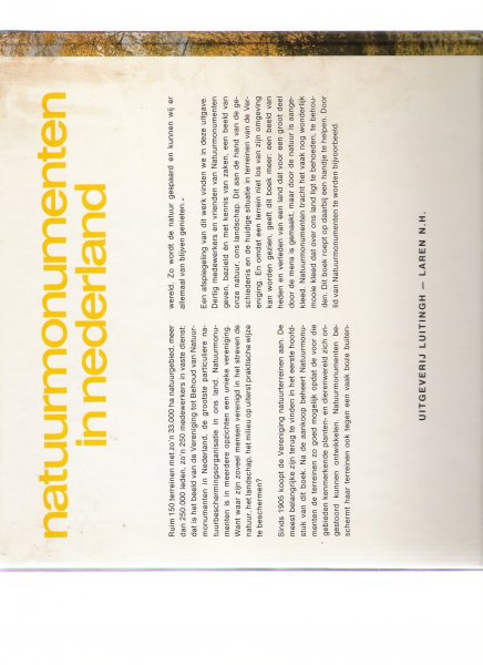 coops, a ( e.a. ) redactie - natuurmonumenten in nederland ( een keus wat behouden bleef )