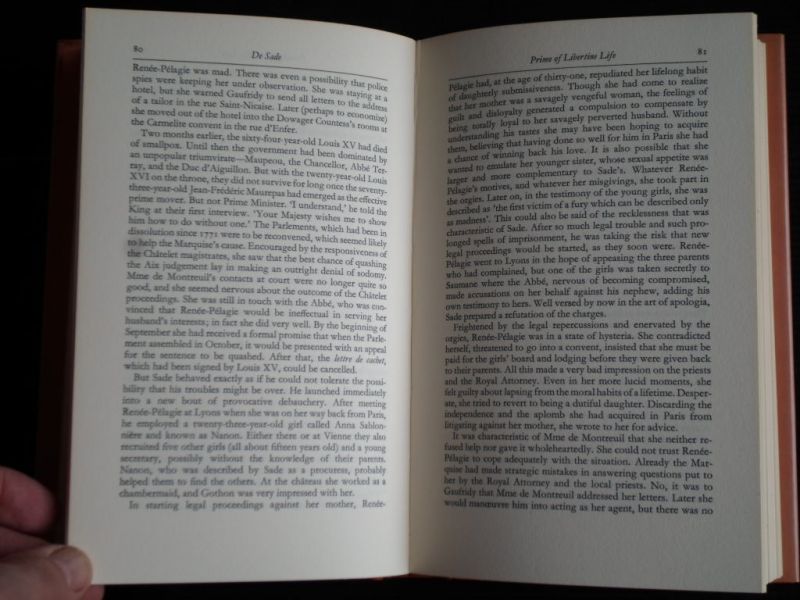 Hayman, r. - De Sade, A critical biography