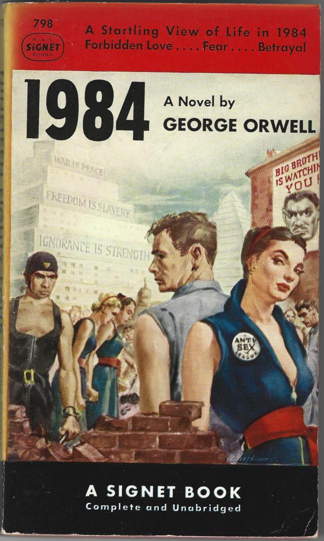Orwell, George; Alan Harmon (omslagontwerp) - 1984