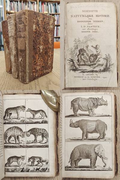 PASTEUR, I.D. - Beknopte natuurlijke historie der zoogende dieren. Drie delen.