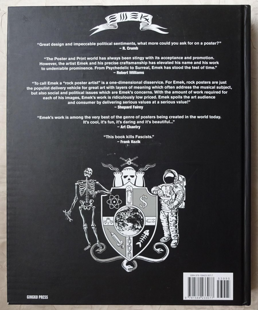 Emek [Emek Golan]; foreword by Steven Heller; comment by Art Chantry - Emek . . . the thinking man's poster artist . . . Collected works of AaarghT [ isbn 9781584233077 ]