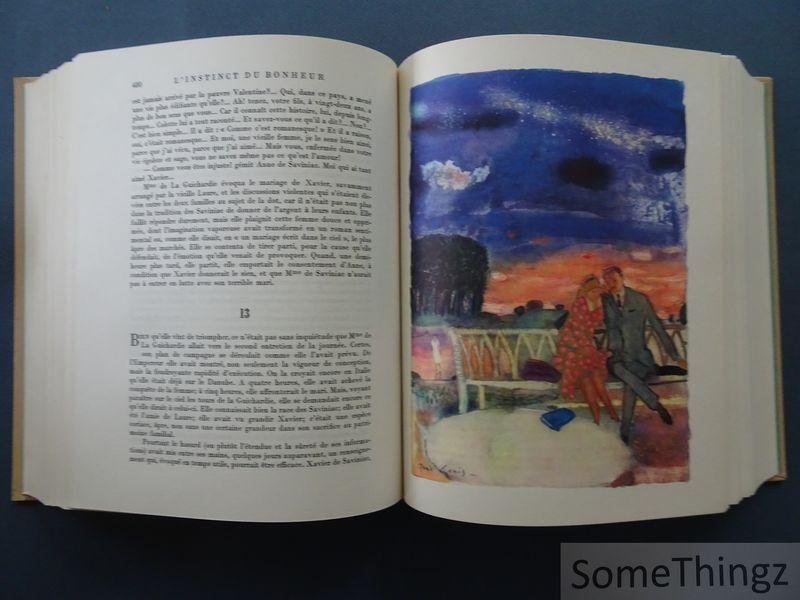 André Maurois. - Romans. Climats - Bernard Quesnay - Le Cercle de famille - L'Instinct du bonheur - Terre promise - Les Roses de septembre - Les Silences du colonel Bramble - Les Discours du docteur O'Grady - Nouveaux discours du docteur O'Grady. Illustrations...