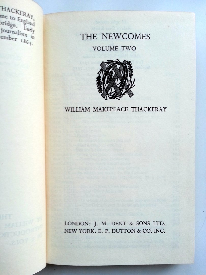 Thackeray, William - The Newcomes (Volume 2) (ENGELSTALIG)