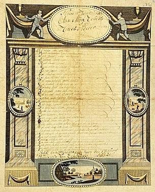 FEESTDOCUMENT Boudewijn van den BOSCH - Handgeschreven Nieuwjaarswensch (aan Trijntje Paling van Boudewijn van den Bosch), 1 januari 1832.