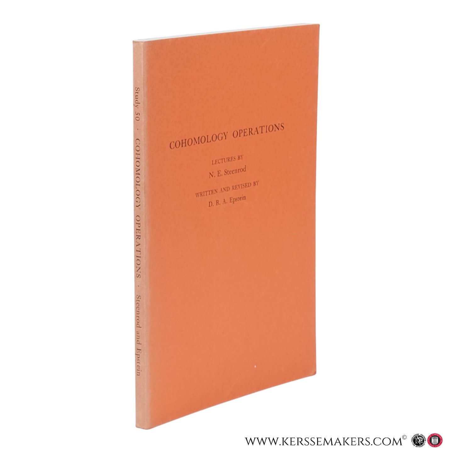 Steenrod, N.E. / Epstein, D.B.A. - Cohomology Operations. Second Printing.