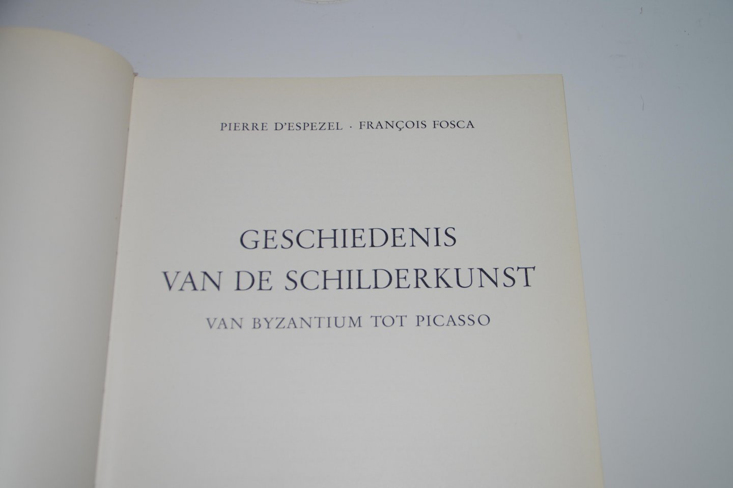 Pierre d'Espezel - Geschiedenis van de schilderkunst
