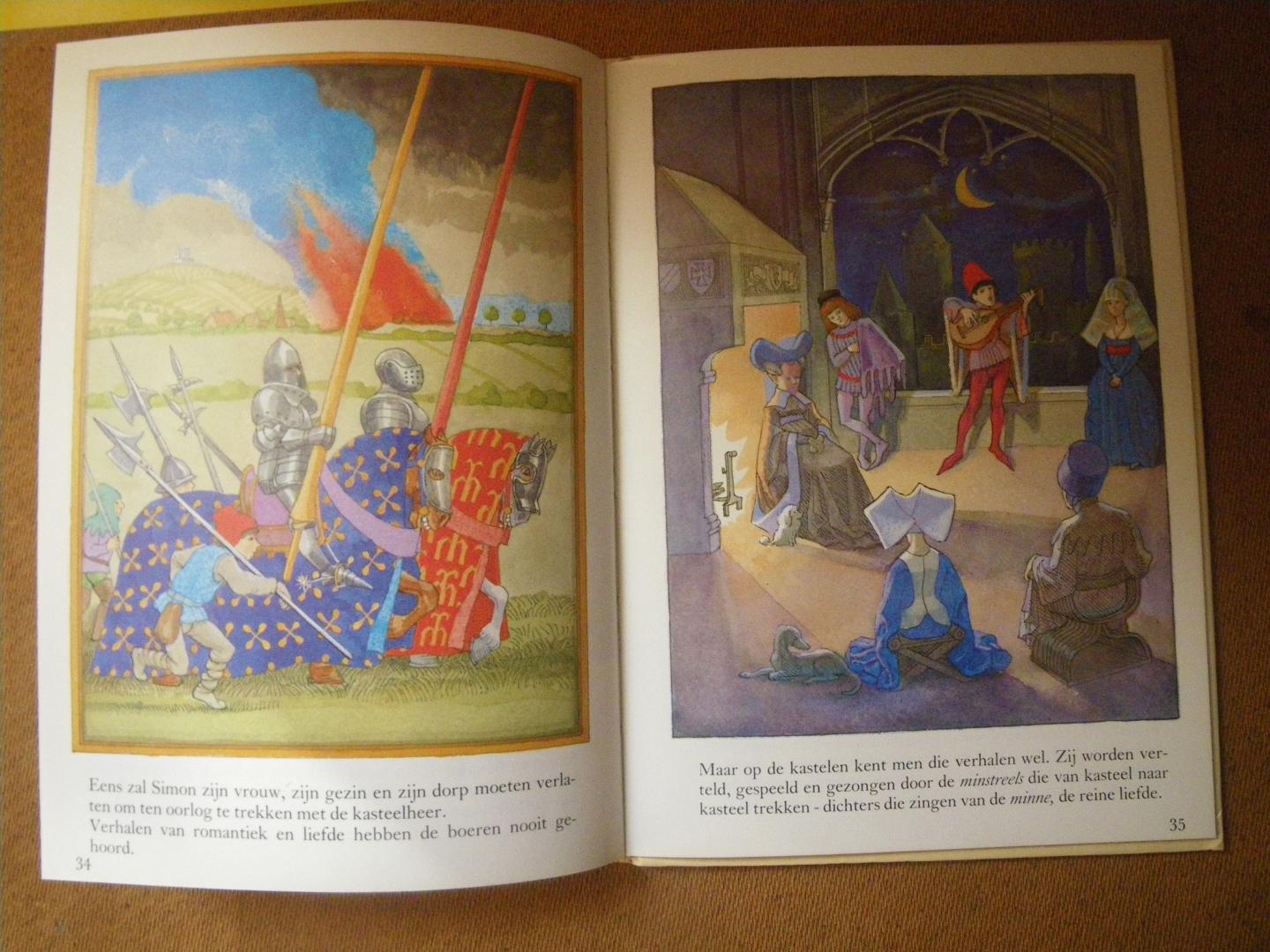 Lasker, Joe , vertaling L.M. Niskos - Boerenbruiloft en ridderfestijn : een verhaal uit de middeleeuwen