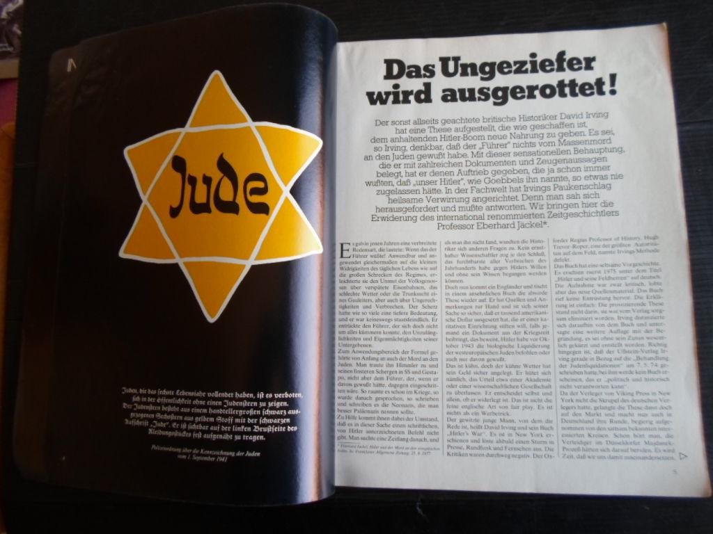 Tijdschrift - Hitlers Endlösung, Die Wahrheit über Holocaust